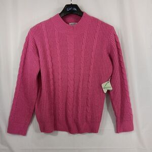 Cocovive Sweater Women's Size Medium Pink Soft *